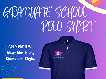 Graduate School Polo Shirt – Now
Available for Pre-order!
